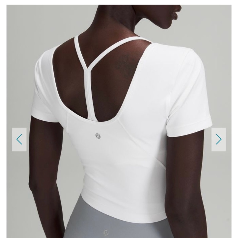 White lululemon Align T shirt Tee